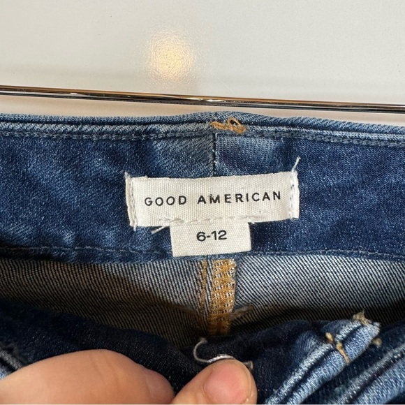 Good American Always Fits Good Curve Straight Jeans Size 6/12 - Picture 5 of 7